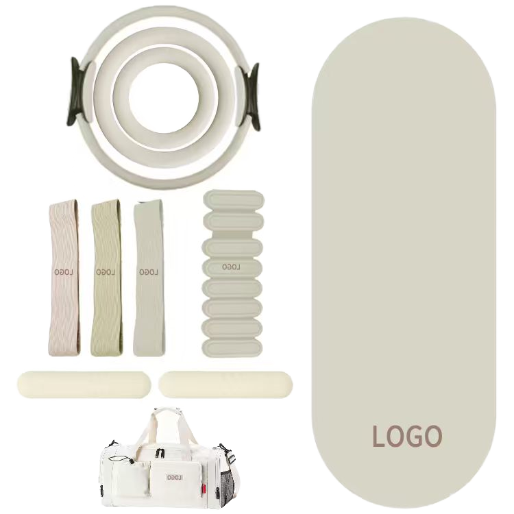 Extra Large Thick PU Leather & Rubber Yoga Mat, Oval Exercise Mat for Yoga, Pilates and Fitness with Custom Logo Option