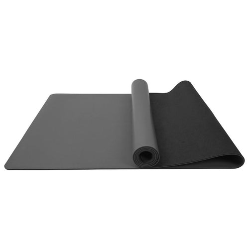 Extra Large PU Leather & Natural Rubber Yoga Mat, Non-Slip Exercise Mat with Custom Logo Option